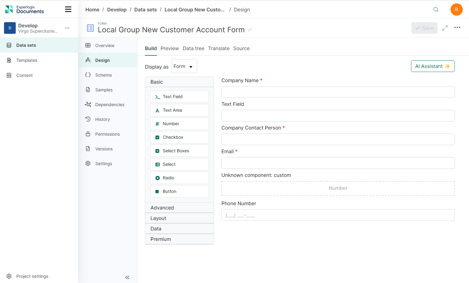 Form data set design tab view.png