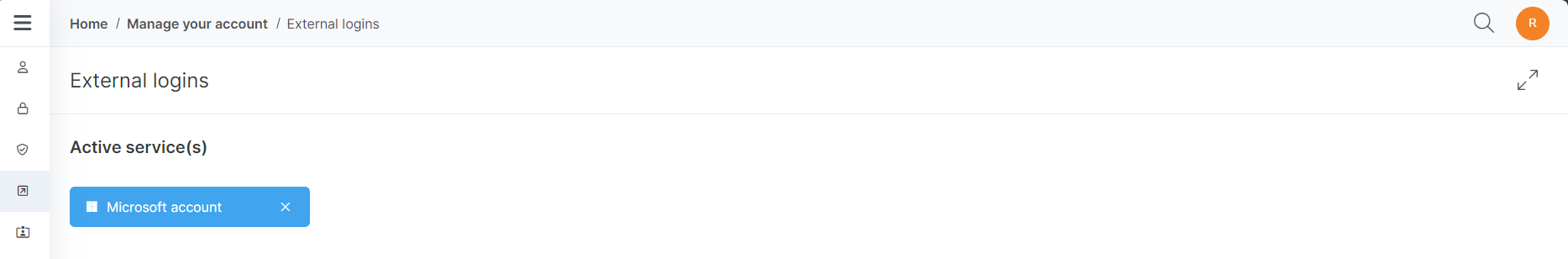 External Logins page with Registered Logins1.png
