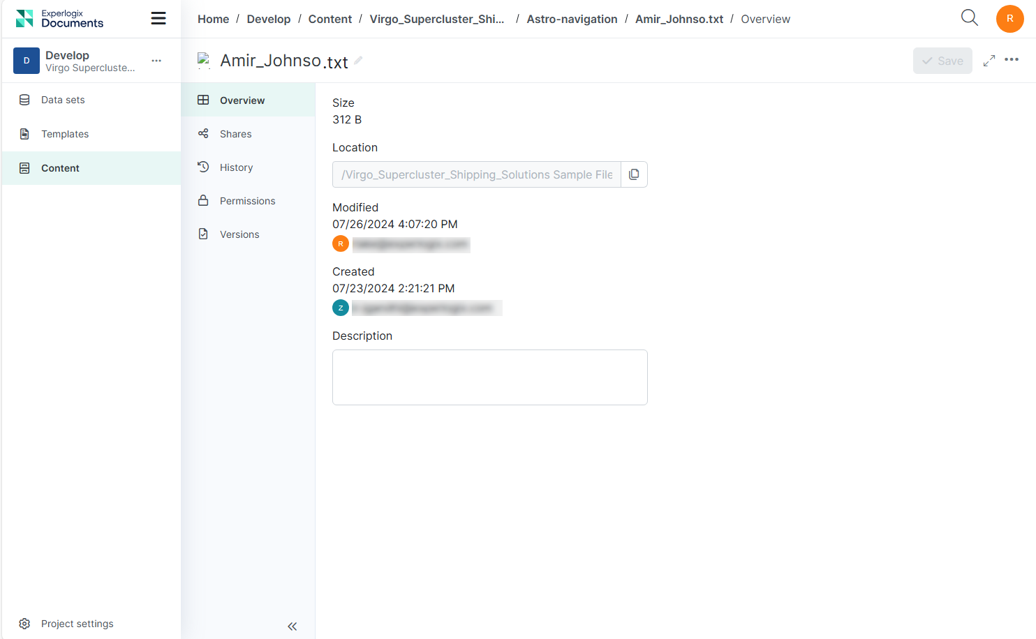 CM details view product version modal.png