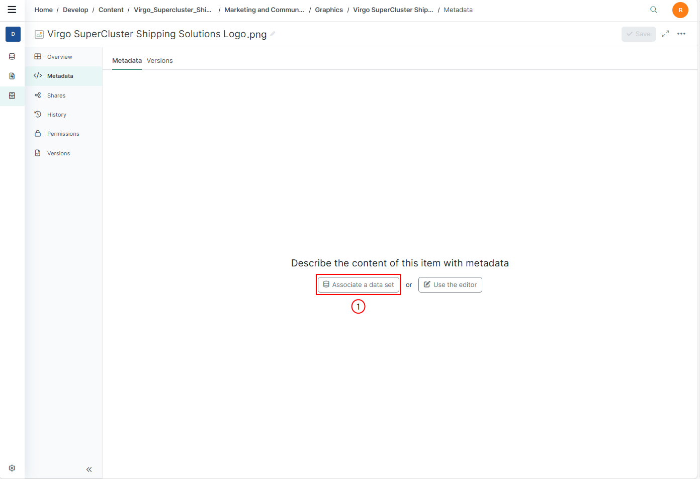 metadata tab data set 1st step.png