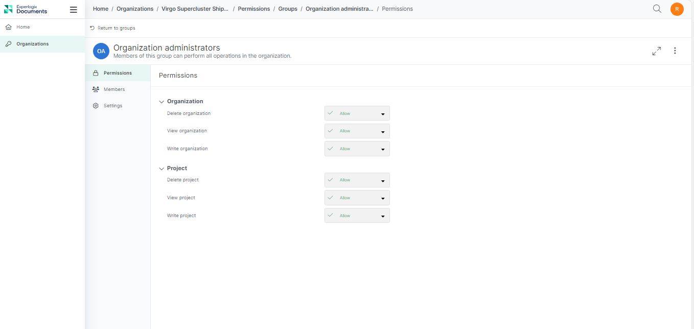 Permission Settings for an Organization permissions.png